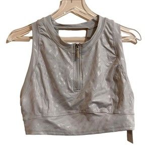 TAHARI SPORT SPORTS BRA WOMANS SIZE LARGE ATHLETIC ANIMAL PRINT RACER BACK